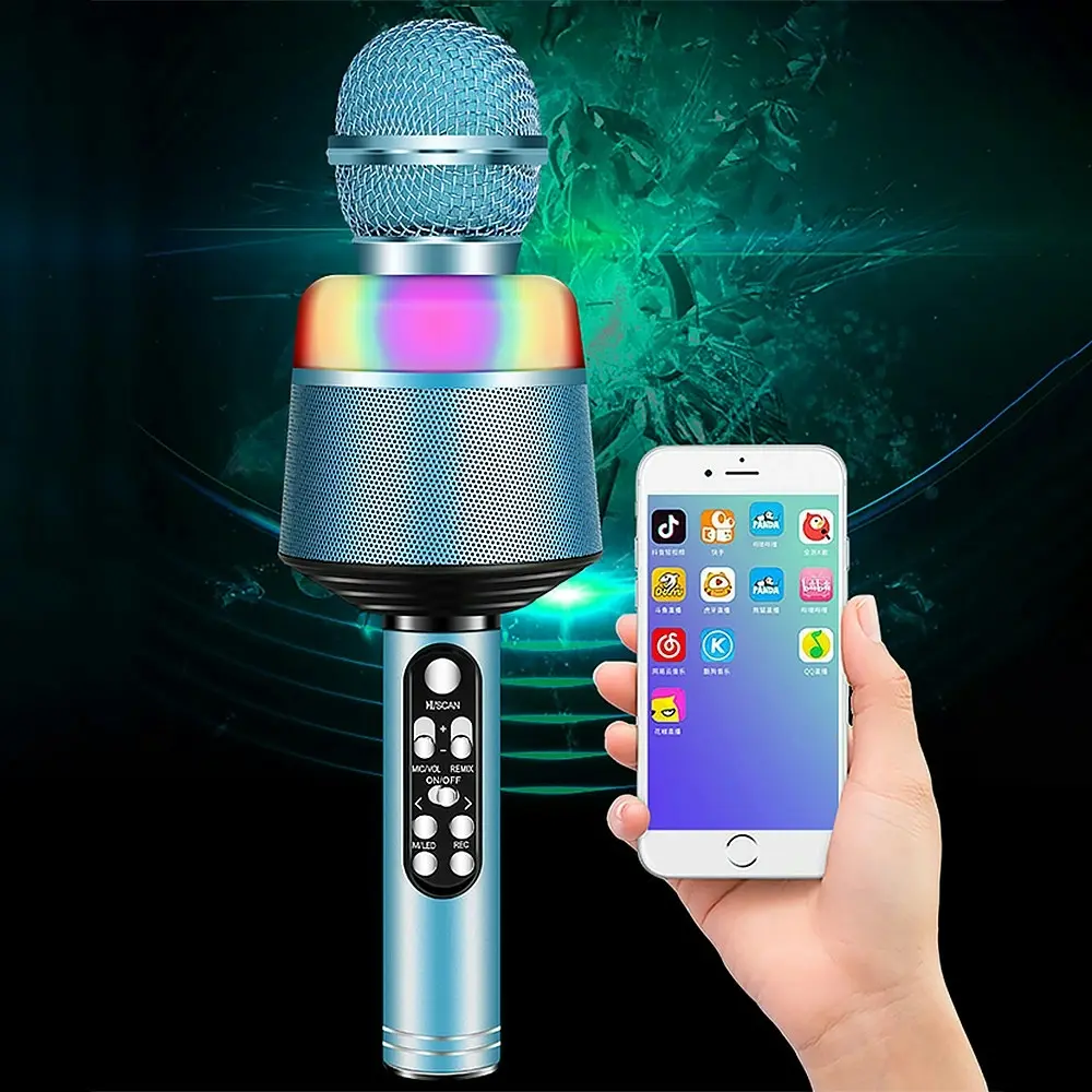 Wireless Bluetooth 5.0 Karaoke Handheld Microphone