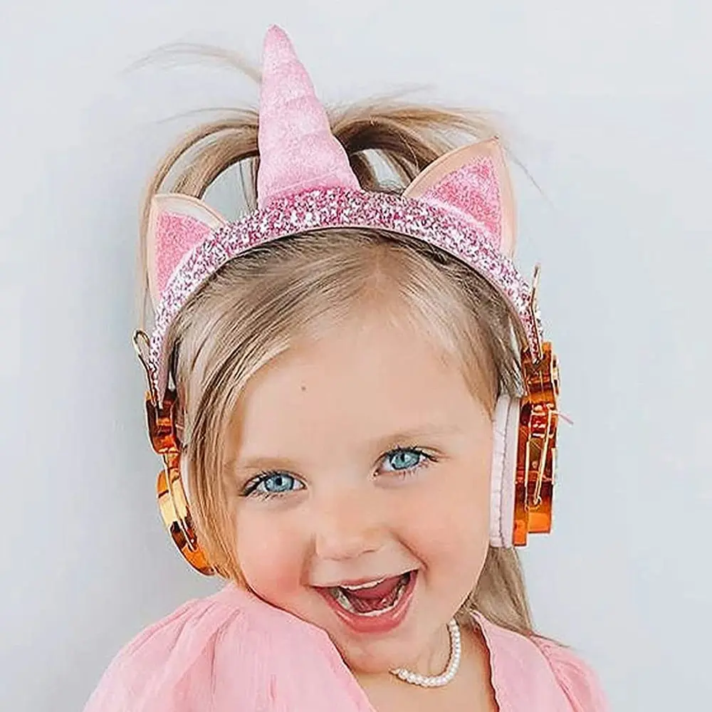 Unicorn Wireless Bluetooth Headphones With Microphone 3.5mm Jack for boys and girls