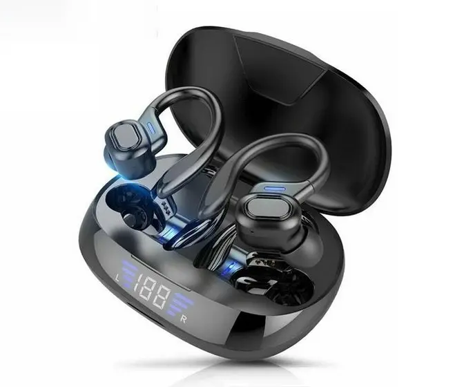 TWS  Wireless Blueteeth Earphones Earbuds HD HiFi Stereo-Black