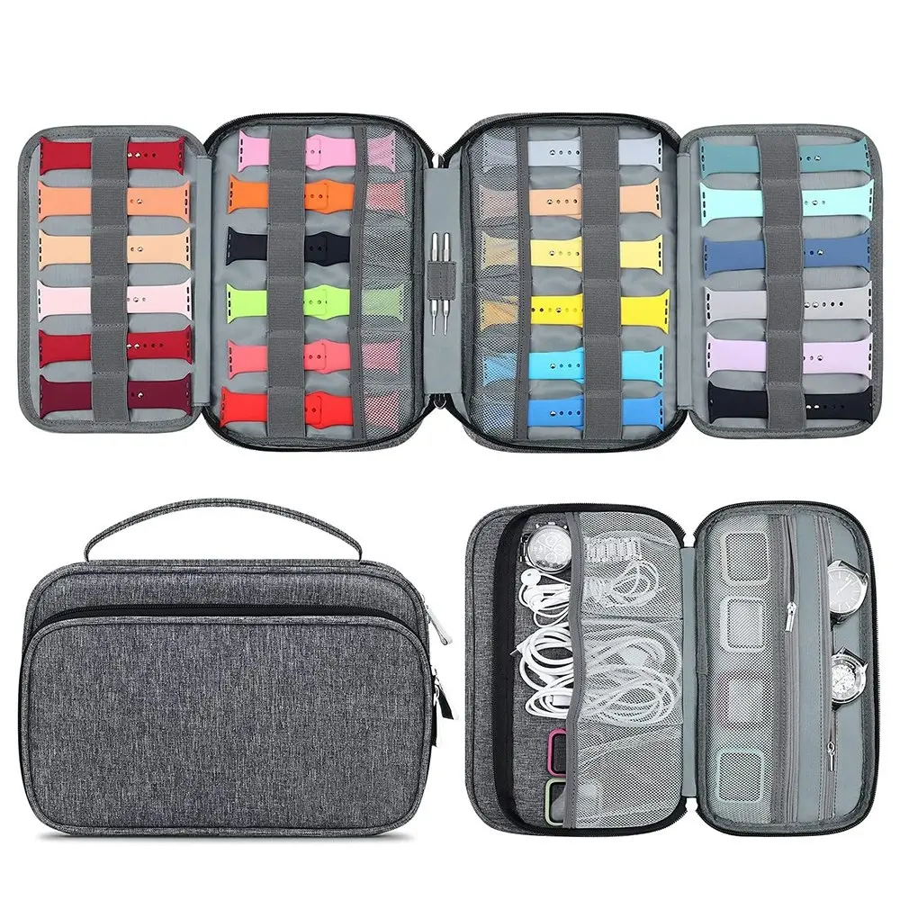 Watch Bands Storage Bag Watch Band Storage Case Cable Travel Organizer Bag