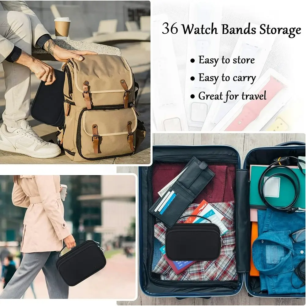 Watch Bands Storage Bag Watch Band Storage Case Cable Travel Organizer Bag