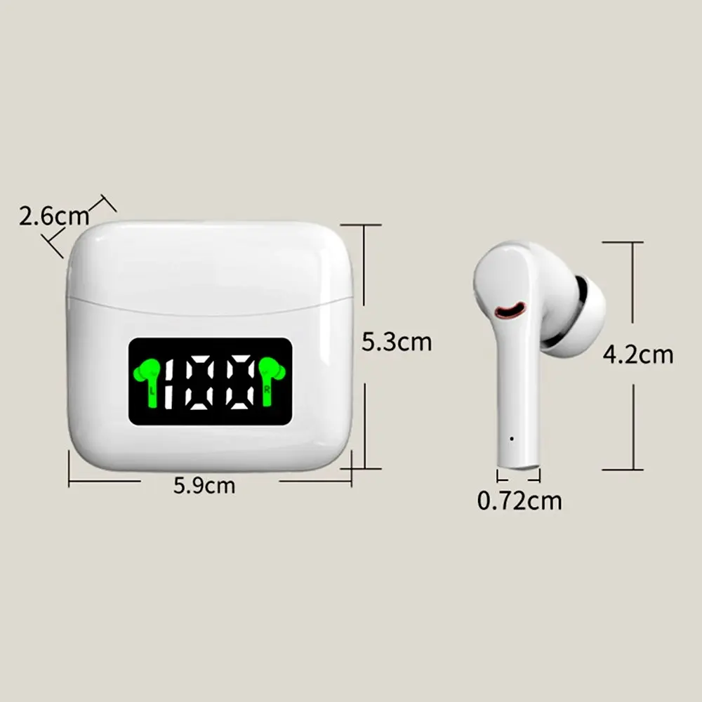 TWS Bluetooth 5.2 Wireless Earphones with Charging Box