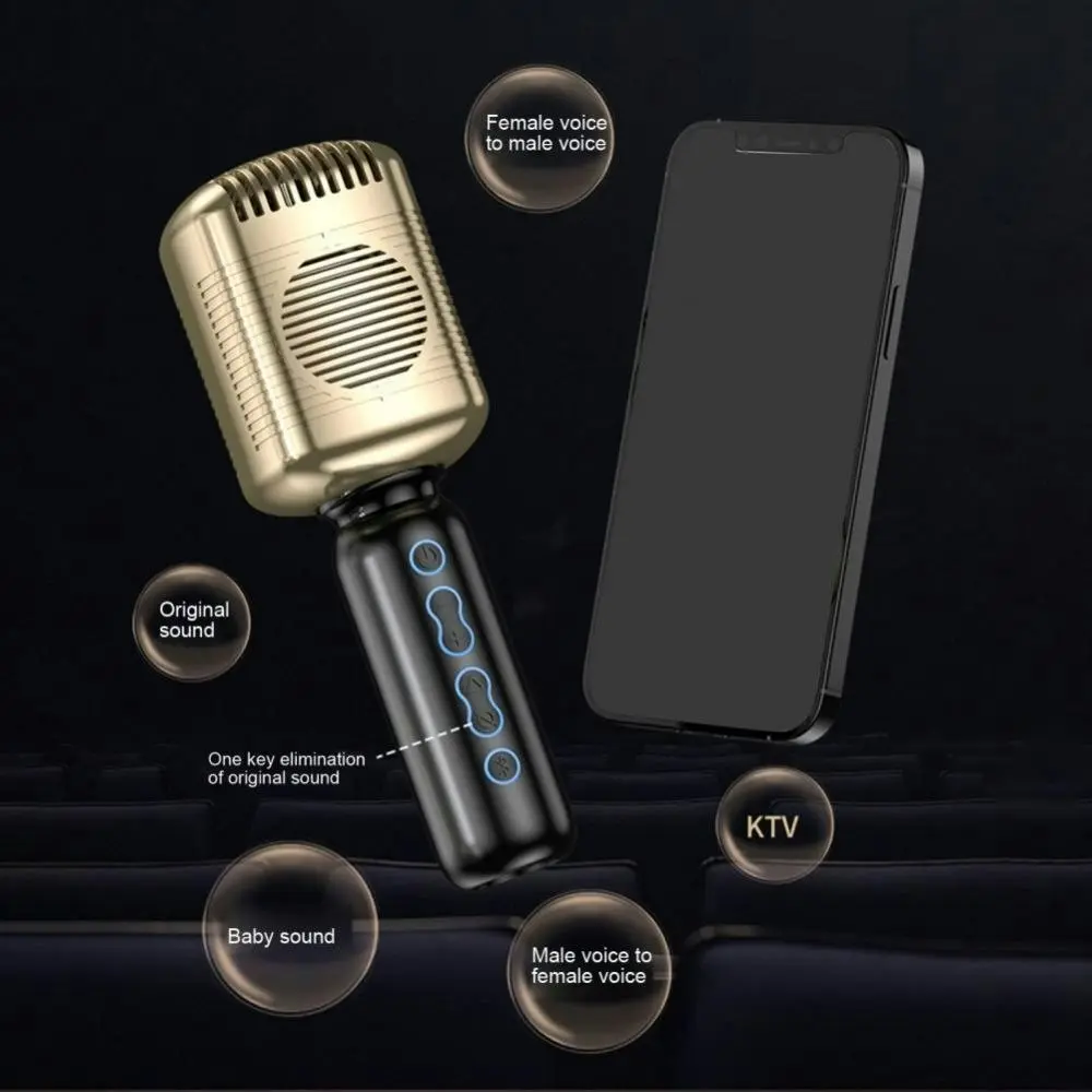 Karaoke Wireless Microphone Bluetooth Microphone Speaker