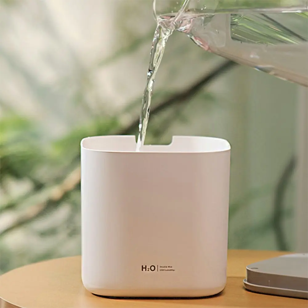 3L Humidifier USB Ultrasonic Double Spray Aroma Diffuser with Light