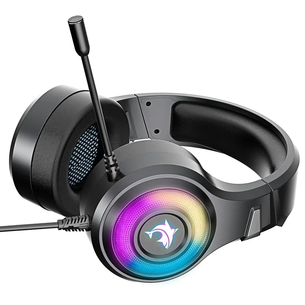 7.1 Gaming Headset with Mic & LED Light Noise Cancelling Over Ear Headphones