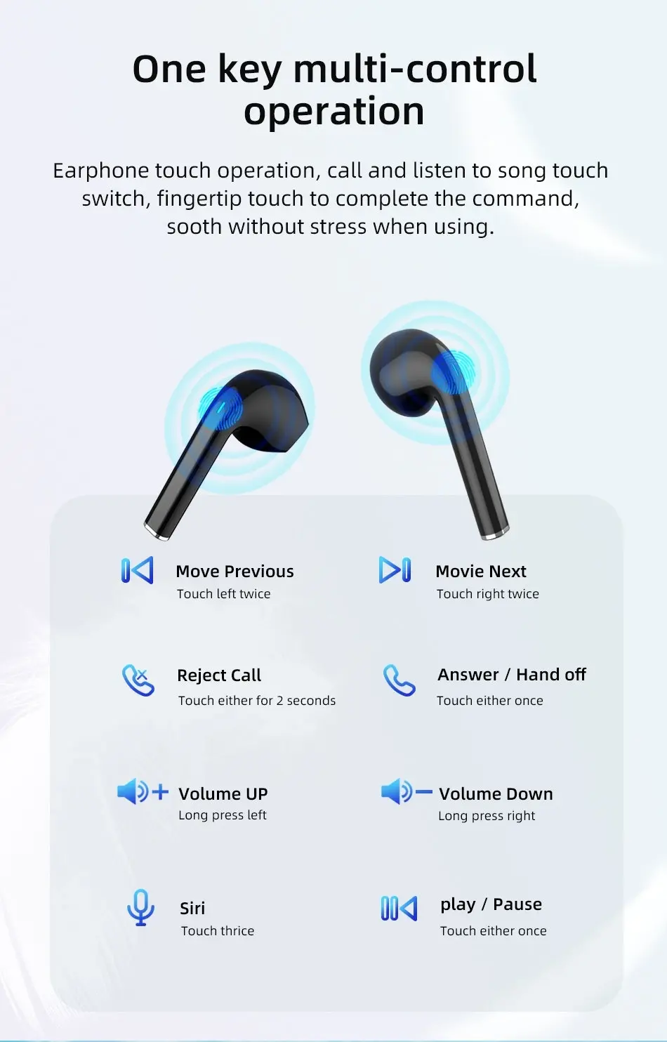 Awei T28P TWS Bluetooth Earphones Wireless Earbuds Waterproof LED Display Touch Control Microphone