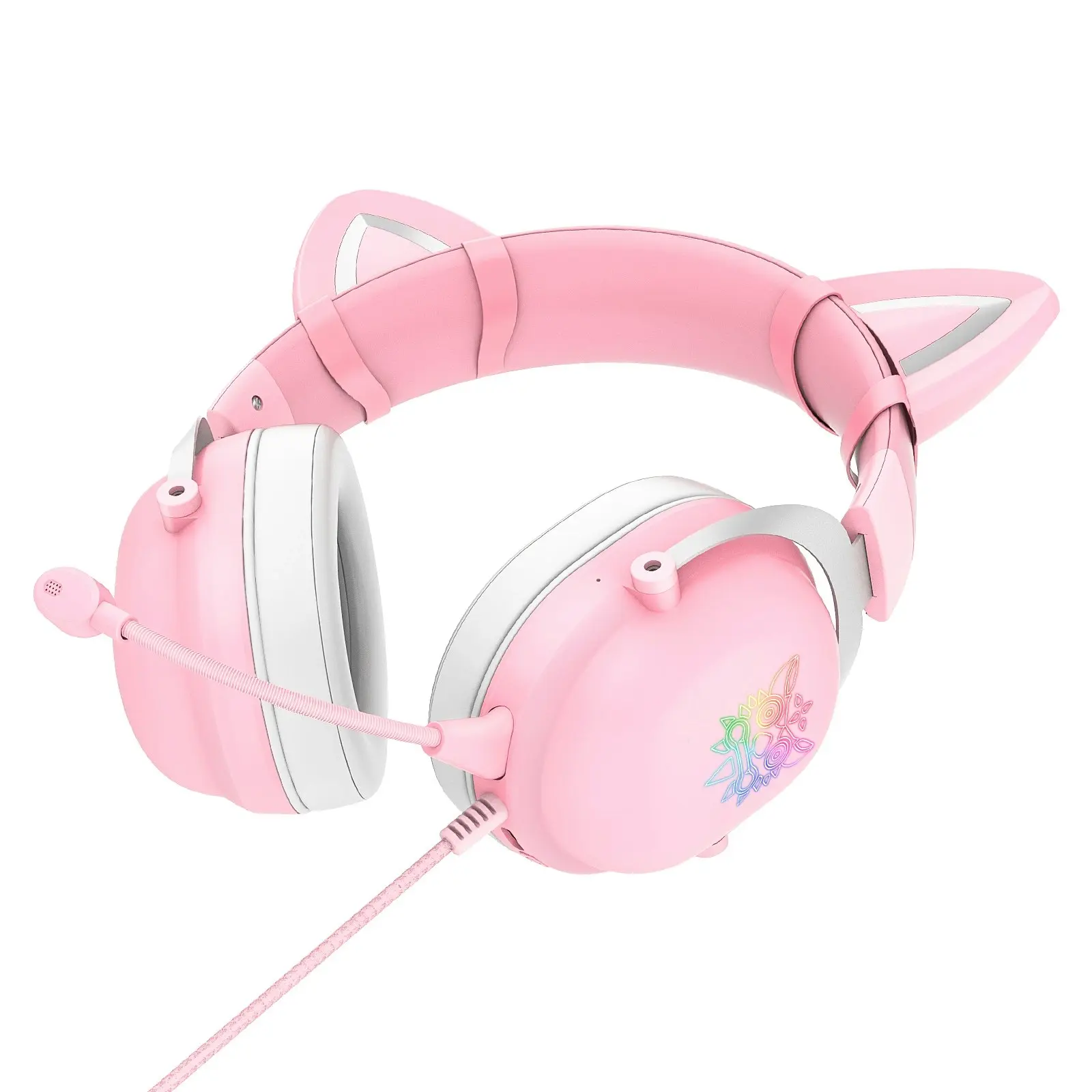 Onikuma B100 RGB Cat Ear Bluetooth 5.0 Headphone Gaming Headset