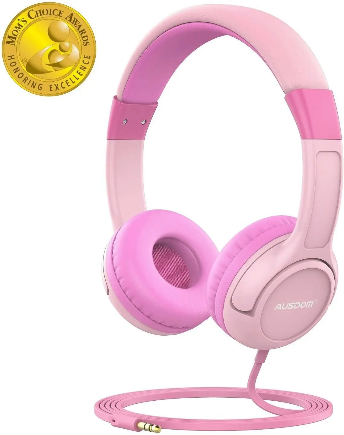 Ausdom K1 Kids Headphones On-Ear Wired Headphones for Children 85dB Volume Limited Hearing