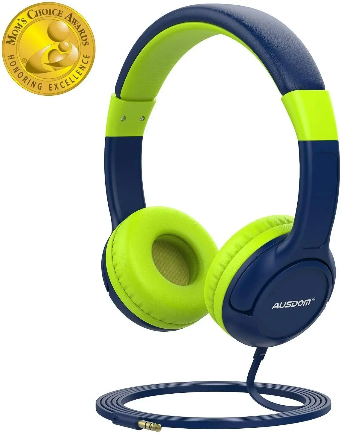 Ausdom K1 Kids Headphones On-Ear Wired Headphones for Children 85dB Volume Limited Hearing