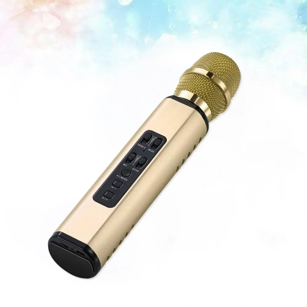 Portable Handheld Mini wireless Karaoke Bluetooth Condenser Microphone