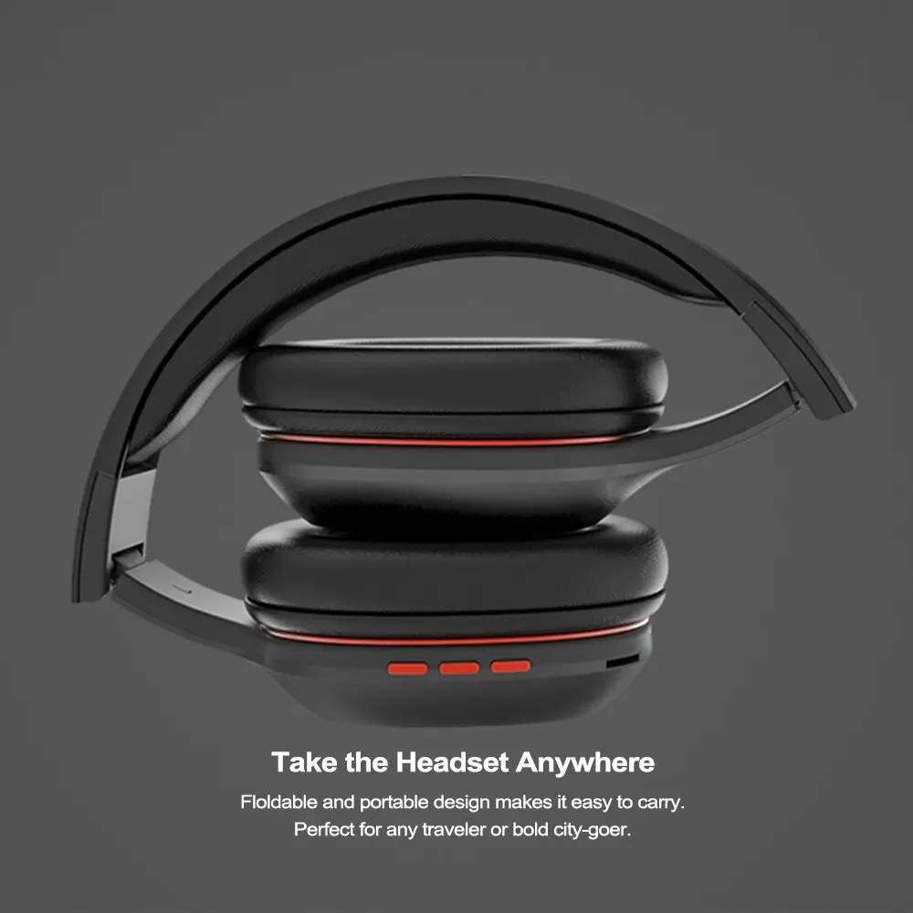 Ausdom M09 Bluetooth Foldable Over-Ear Wired Wireless Headphones