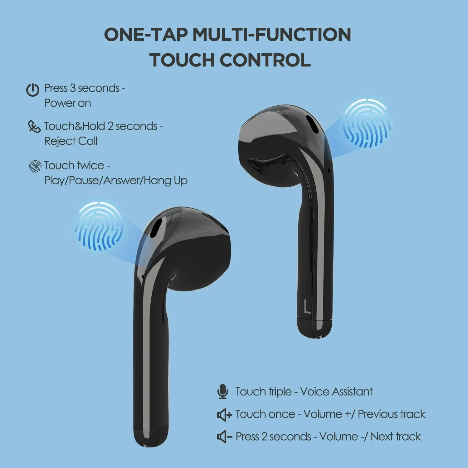 Mixcder X1 TWS Bluetooth Wireless Earphones with 4 Microphone BT5.1 Noise Cancellation Earbuds Sports Earphone 24Hrs Playtim