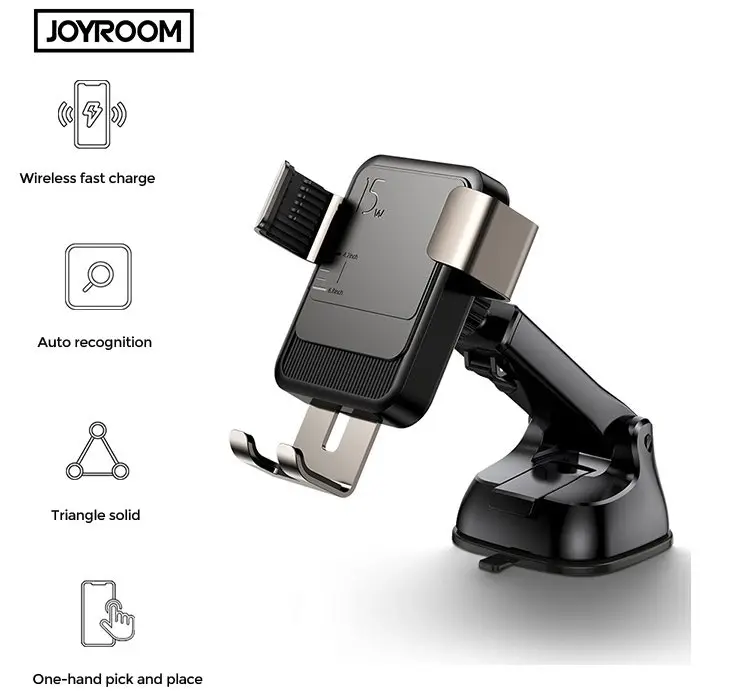 JoyRoom JR-ZS220 15W Wireless Charging Car Holder Gravity Mount Charger Dashboard / Air Vent