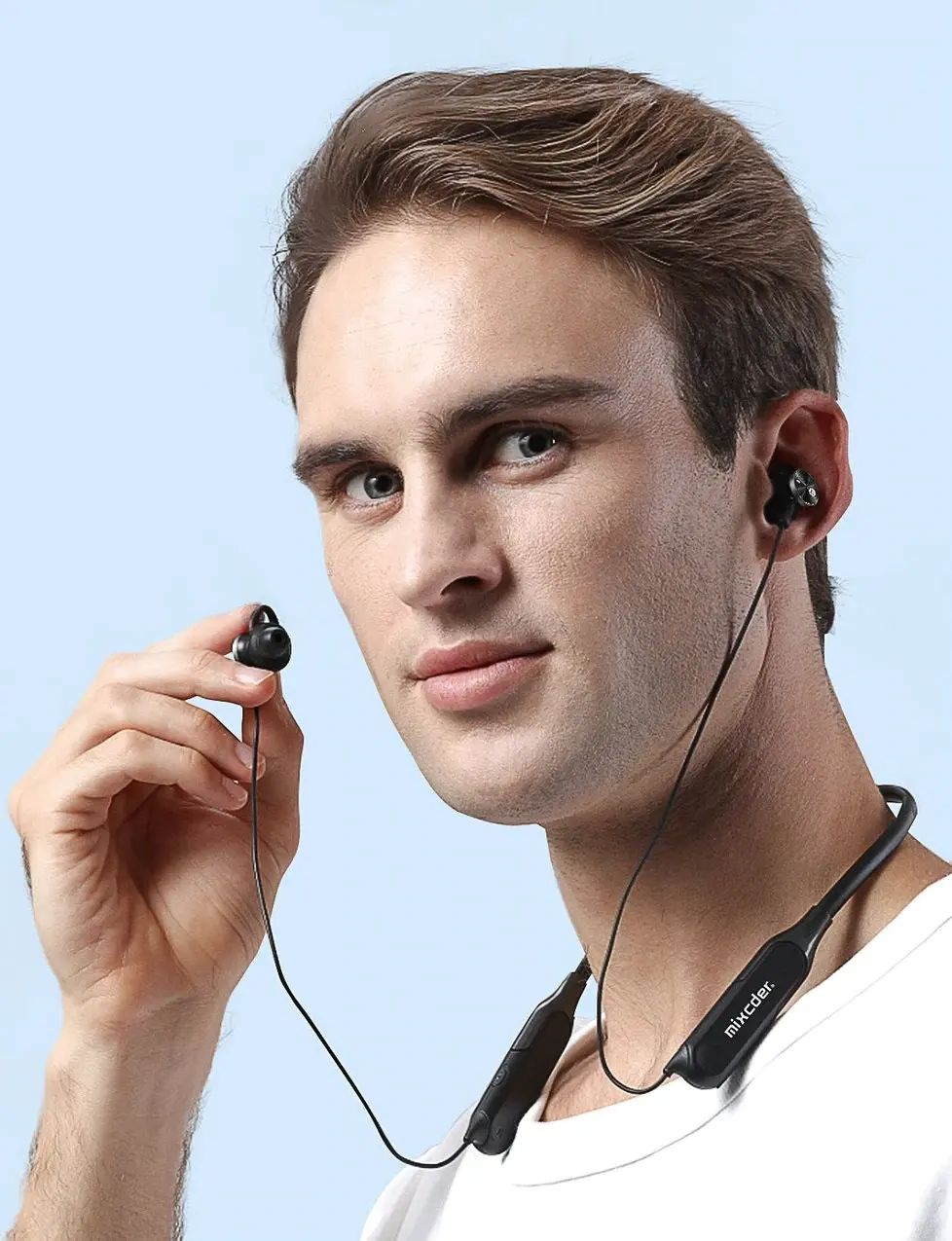 Mixcder RX ANC Bluetooth Earphone Active Noise Cancelling In-ear Headset with Mic Magnetic Neckband