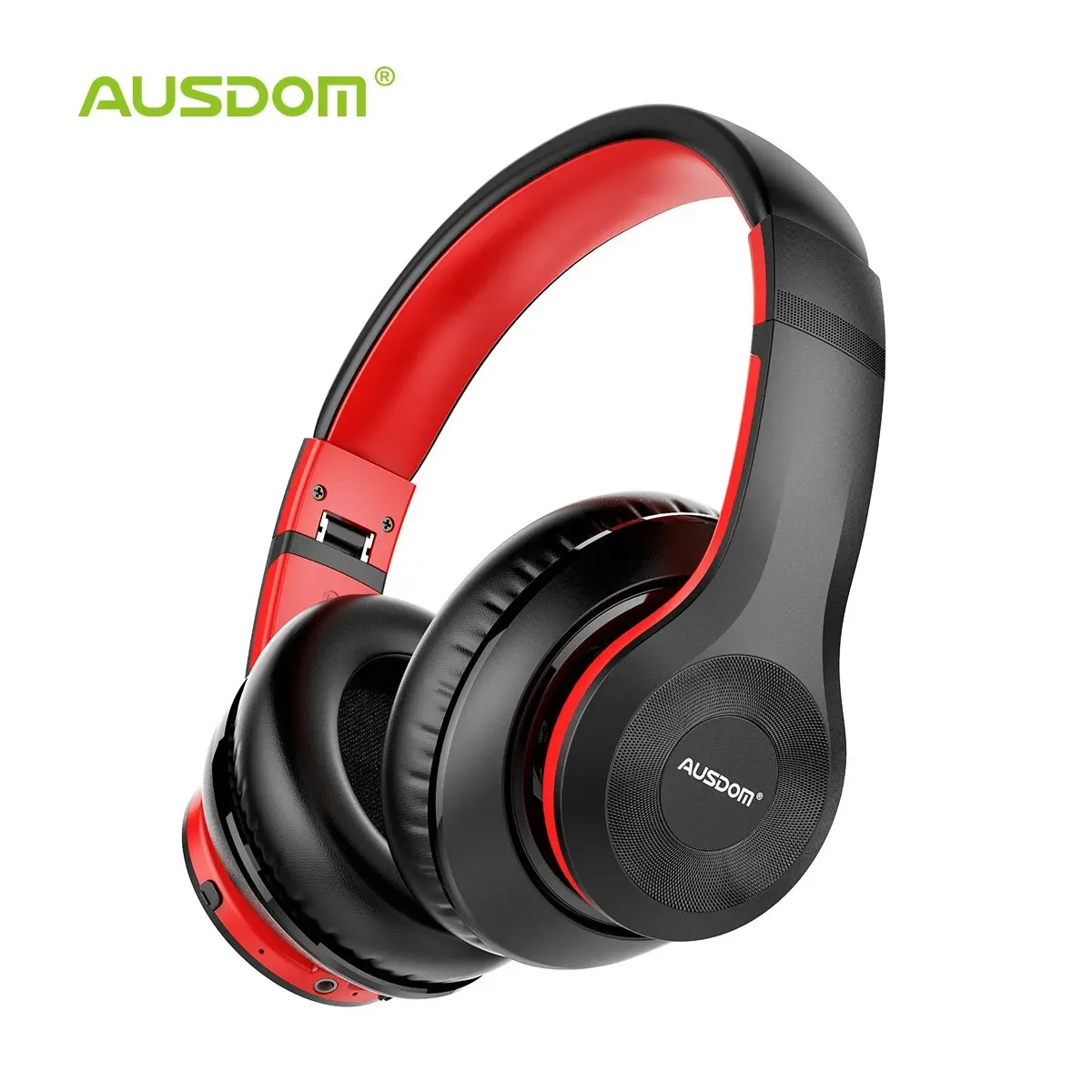 Ausdom ANC10 Wireless Active Noise Cancelling Headphones  Bluetooth 5.0 Over-Ear  with Mic  Soft Foldable Earpads, Hi-Fi Deep Bass