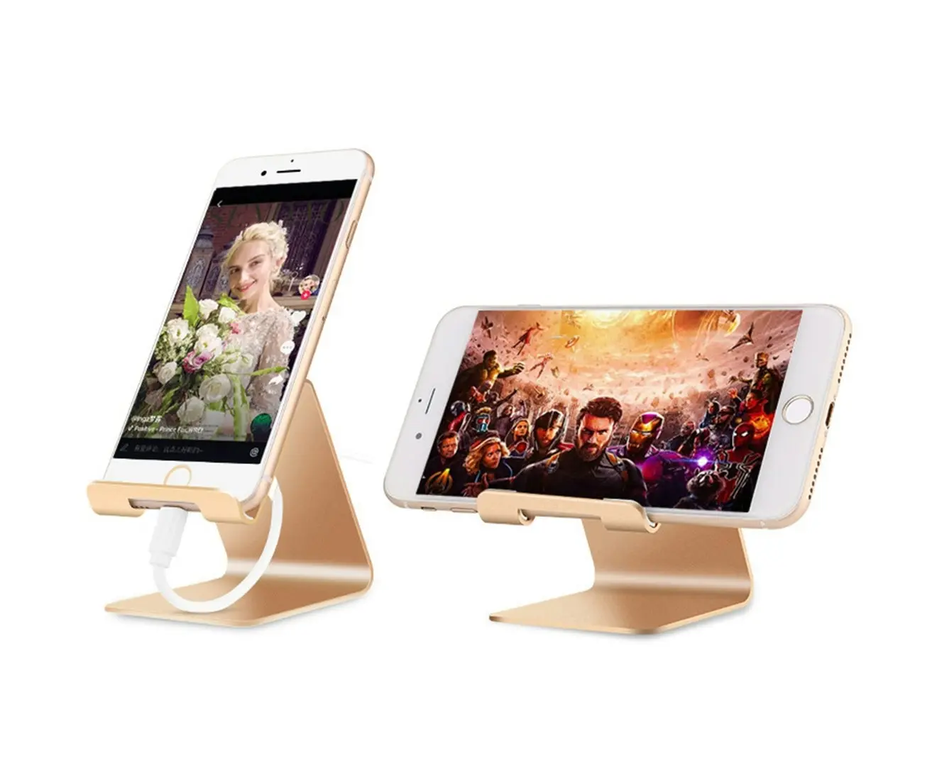 Adjustable Aluminum Phone Holder Tablet Stand Foldable Portable for iPhone or iPad