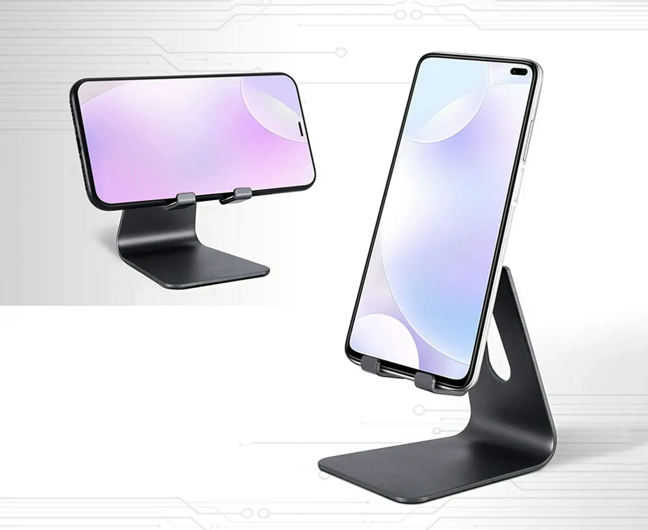 Adjustable Aluminum Phone Holder Tablet Stand Foldable Portable for iPhone or iPad