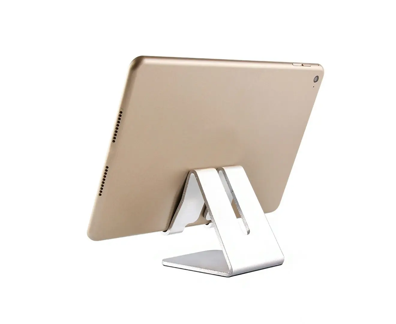 Adjustable Aluminum Phone Holder Tablet Stand Foldable Portable for iPhone or iPad