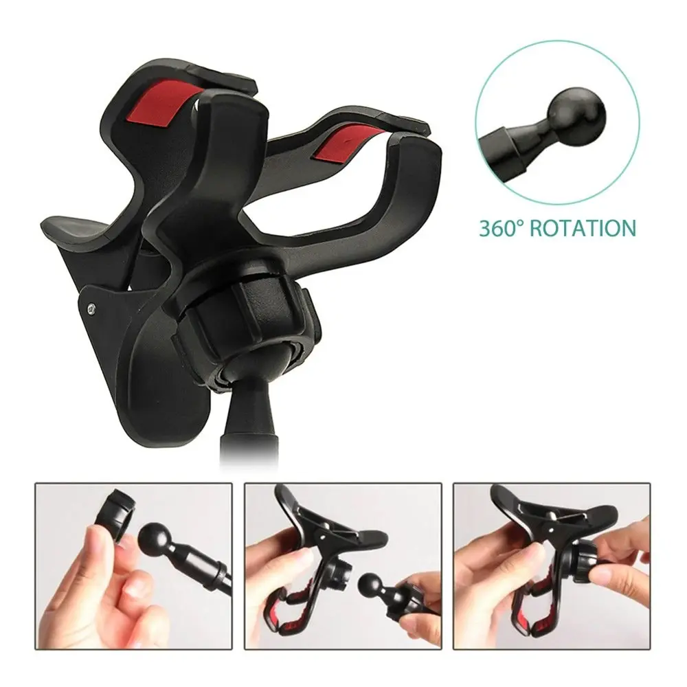 Car Smartphone Mount and Gooseneck Phone Holder with Long Arms for Desk Chair