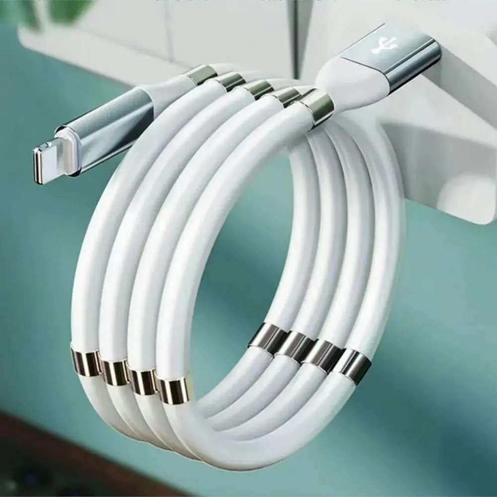 Magnetic Absorption Nano Super Charging Cable