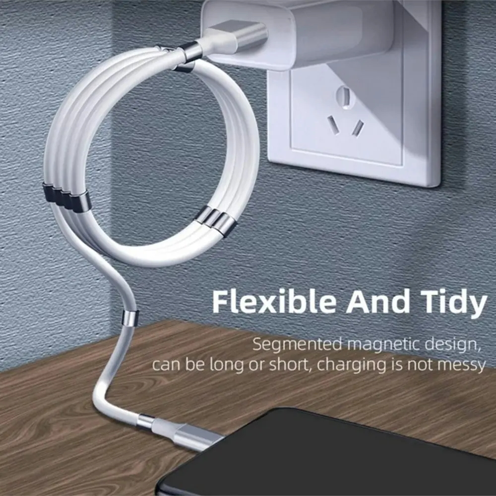 Magnetic Absorption Nano Super Charging Cable