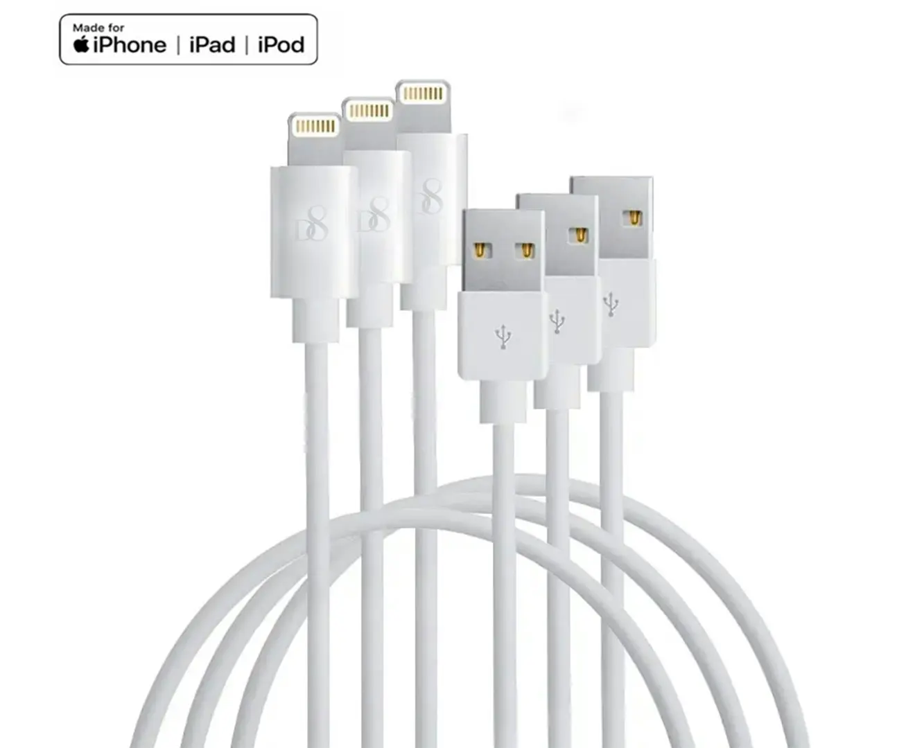 Charge cable for Apple MFI Certified  USB charging Cable 1m