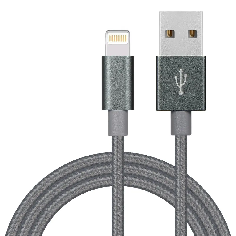 Three-Pack of Braided Universal Lightning Cables for iPad or iPhone