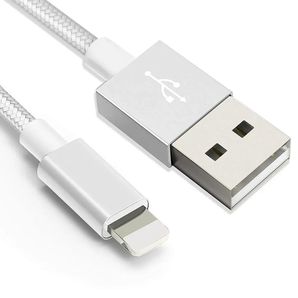 Three-Pack of Braided Universal Lightning Cables for iPad or iPhone