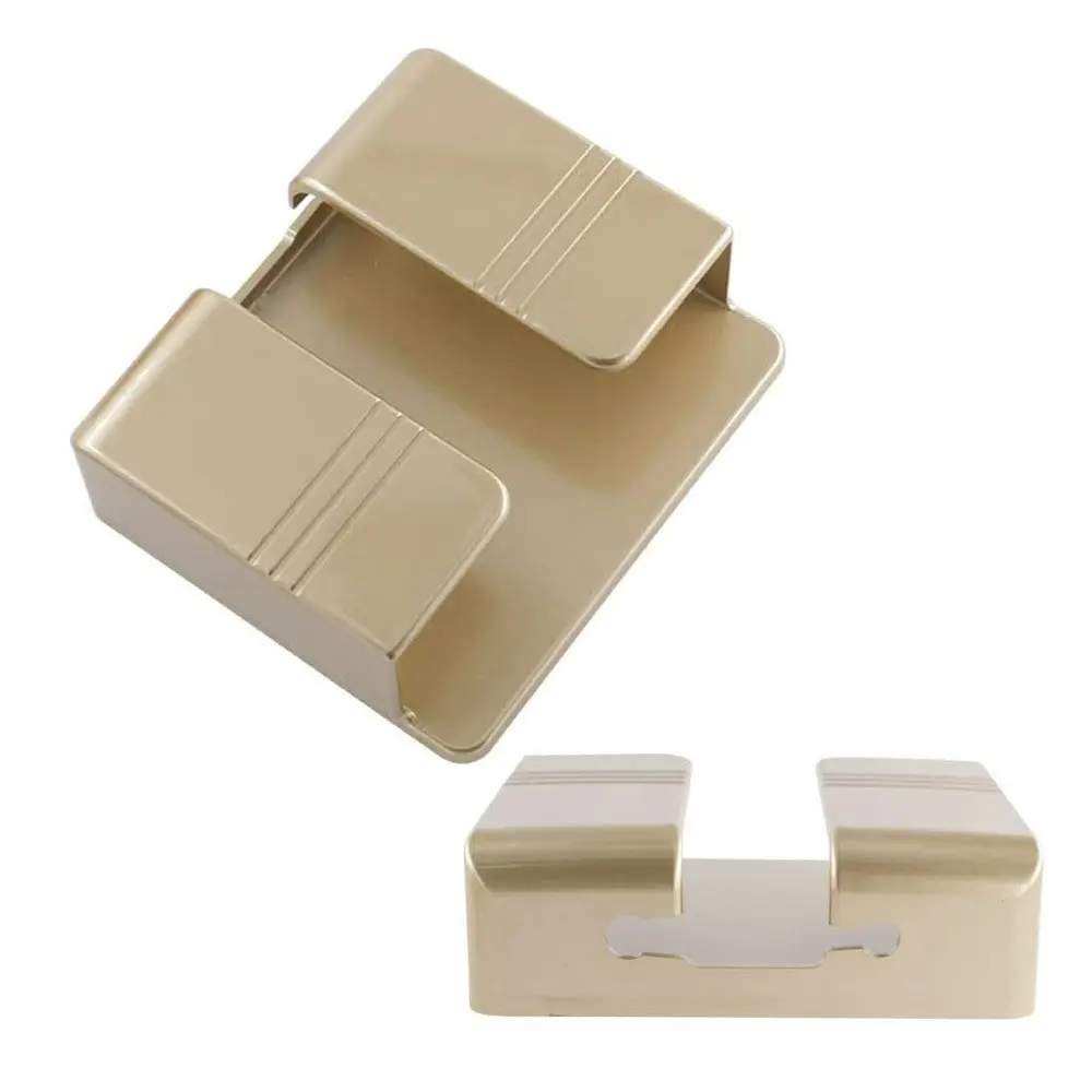 2pcs Phone charging bracket wall-mounted storage box