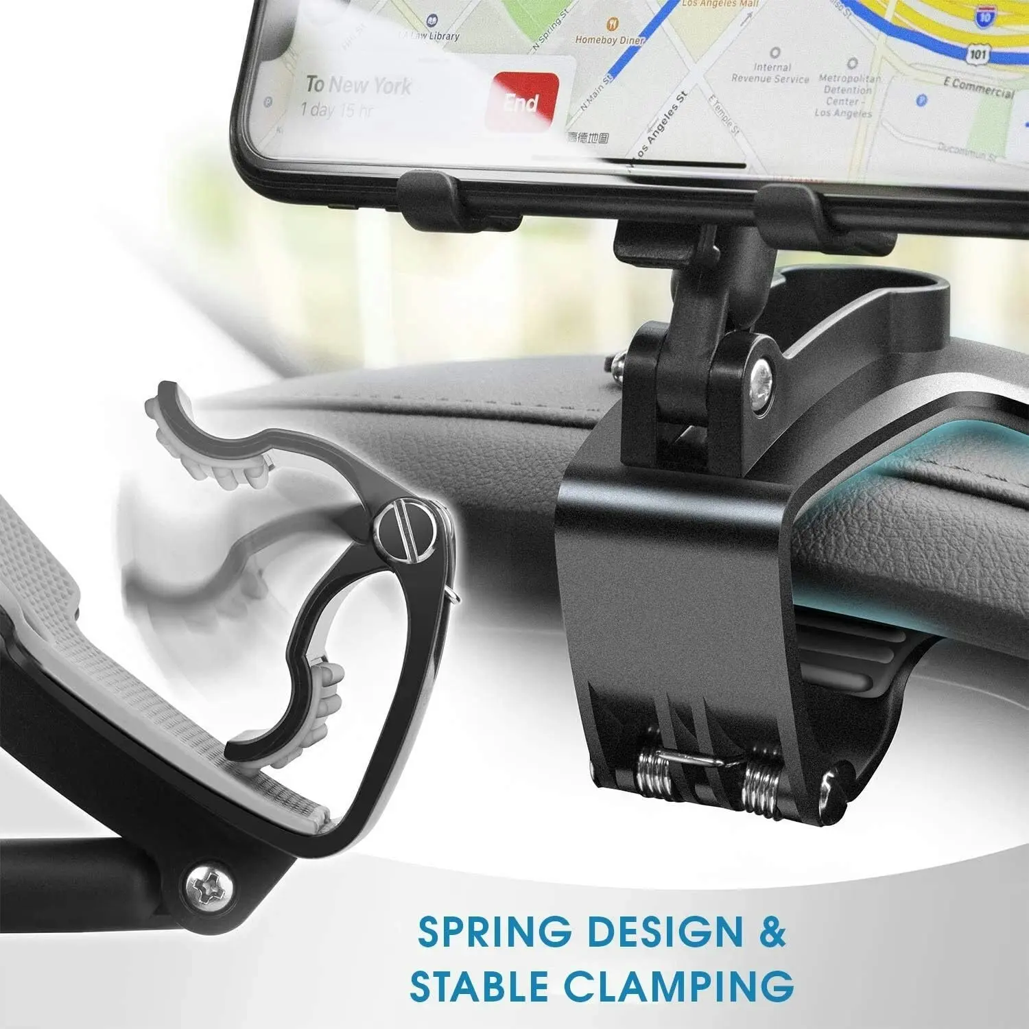 Car Dashboard Phone Mount Car Automobile Cradle Suitable for 4-7 Inch Smartphones