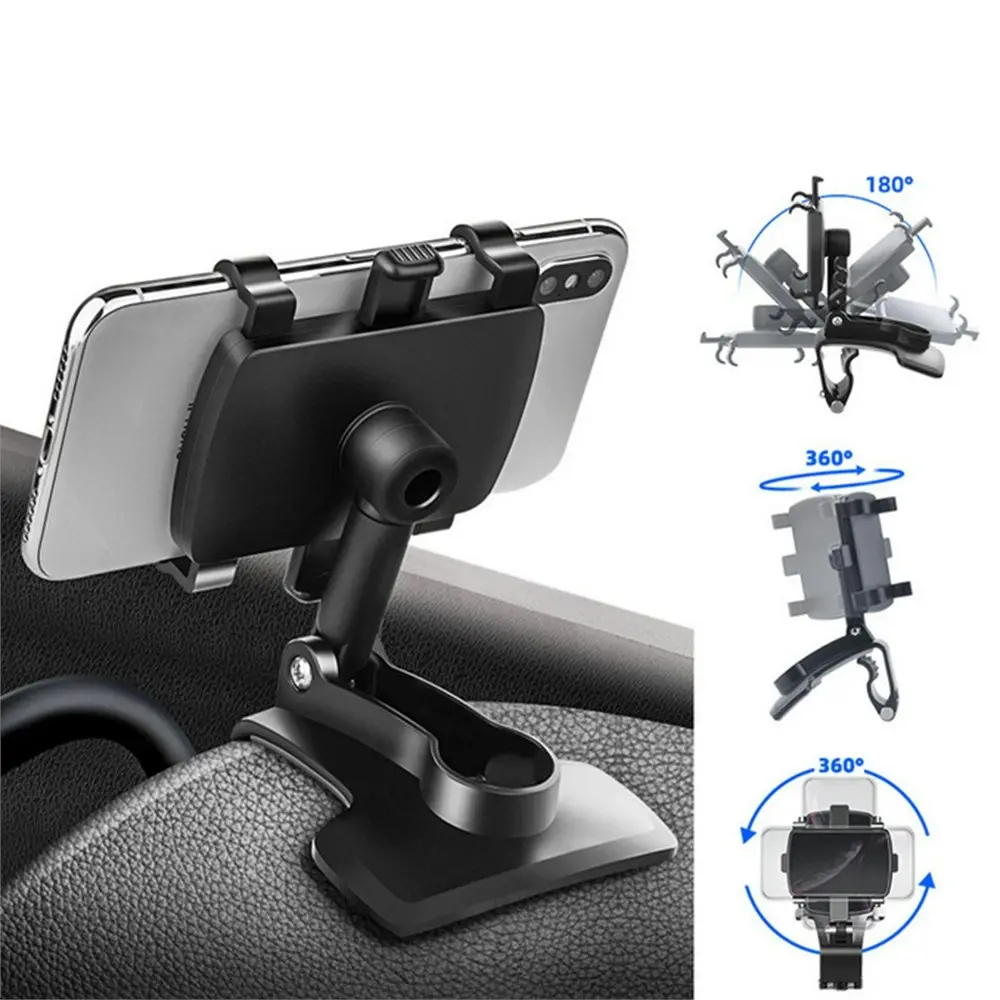 Car Dashboard Phone Mount Car Automobile Cradle Suitable for 4-7 Inch Smartphones