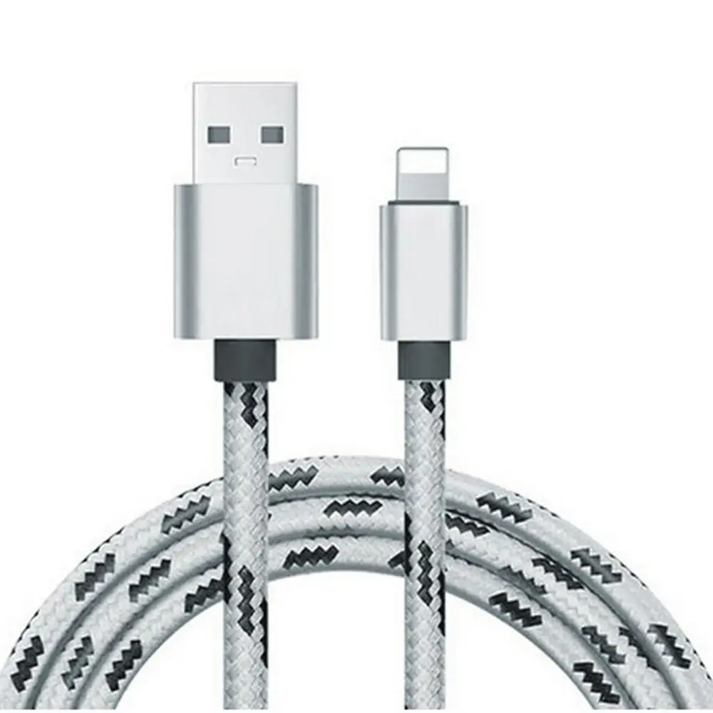 Five Pack of Braided Universal Lightning Cables for iPad or iPhone