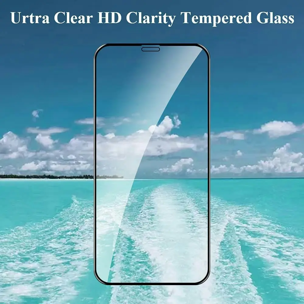 3 pack Tempered Glass Screen Protectors for iPhone 12/12Pro/12 pro Max