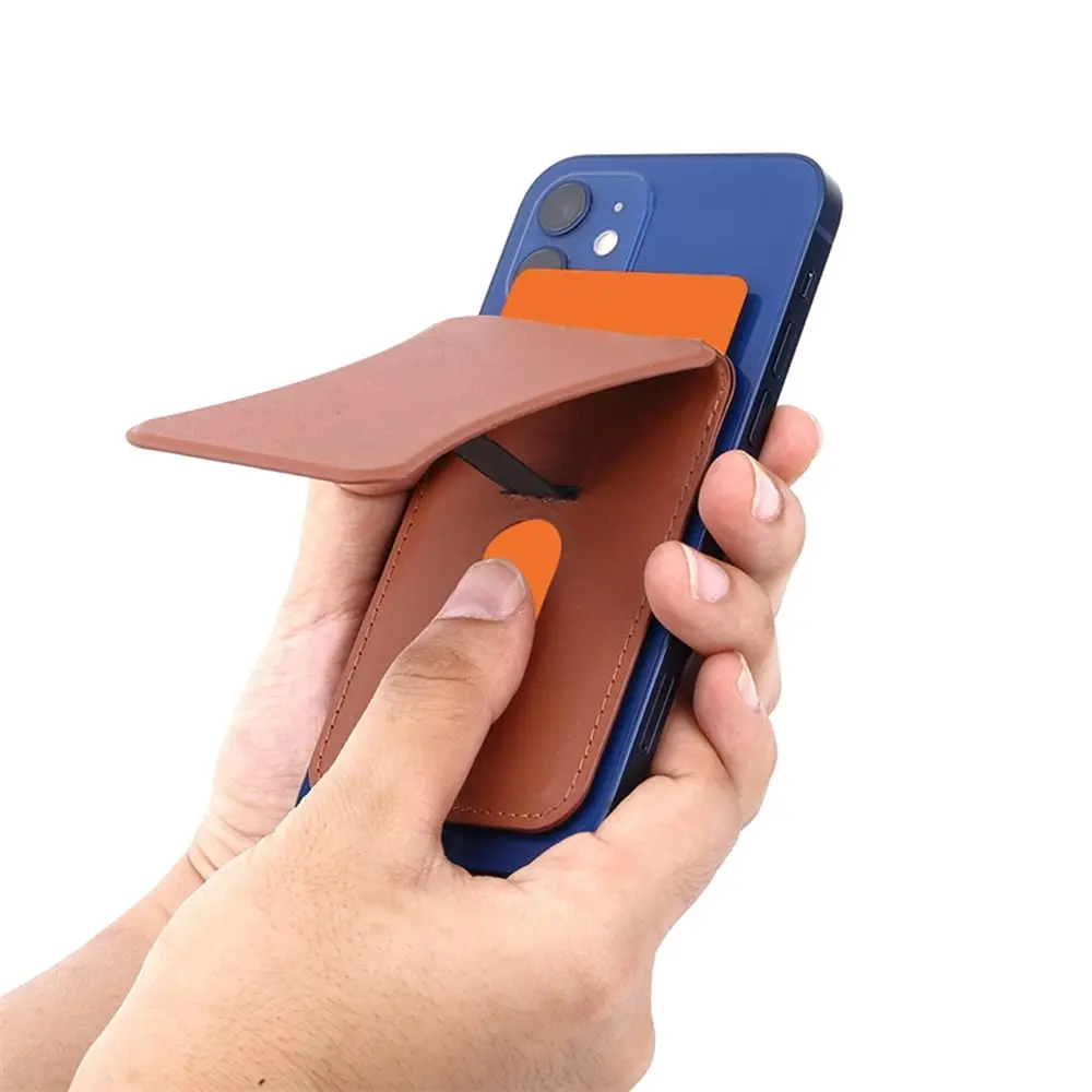 RFID Leather Card Holder and Snap-on Stand Special for iPhone 12/13 Series