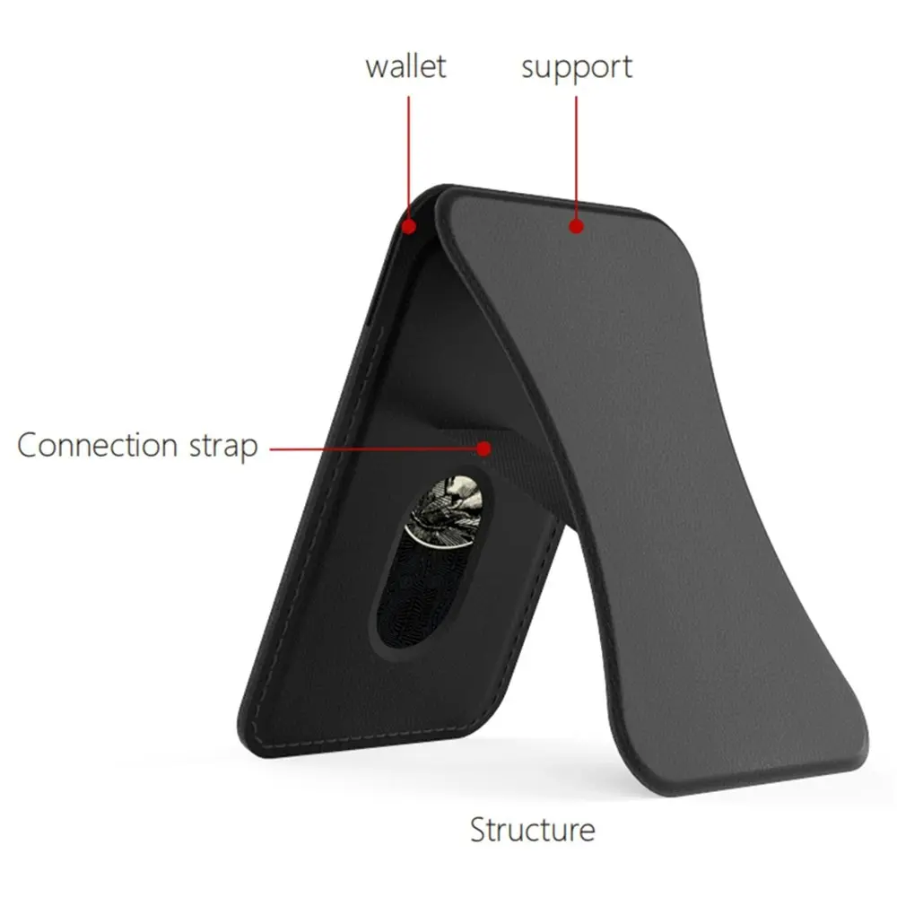 RFID Leather Card Holder and Snap-on Stand Special for iPhone 12/13 Series