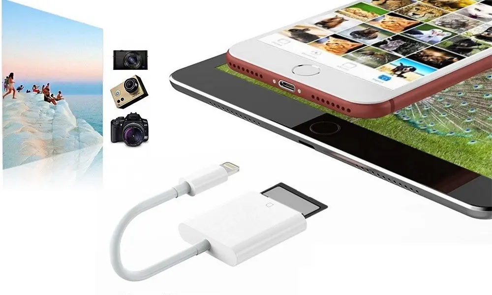 SD Card Reader Adapter for iPhone ipad