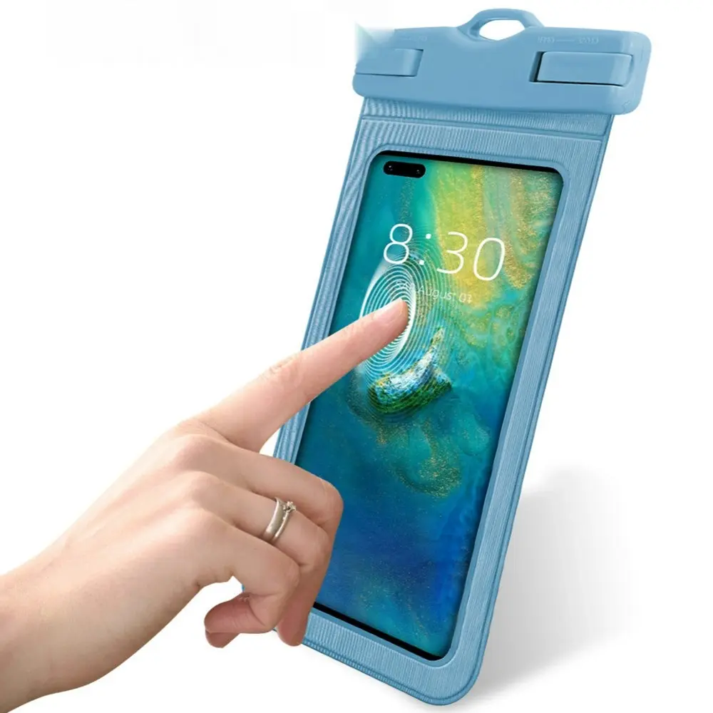 2pcs Diving swimming mobile phone waterproof cover transparent phone bag