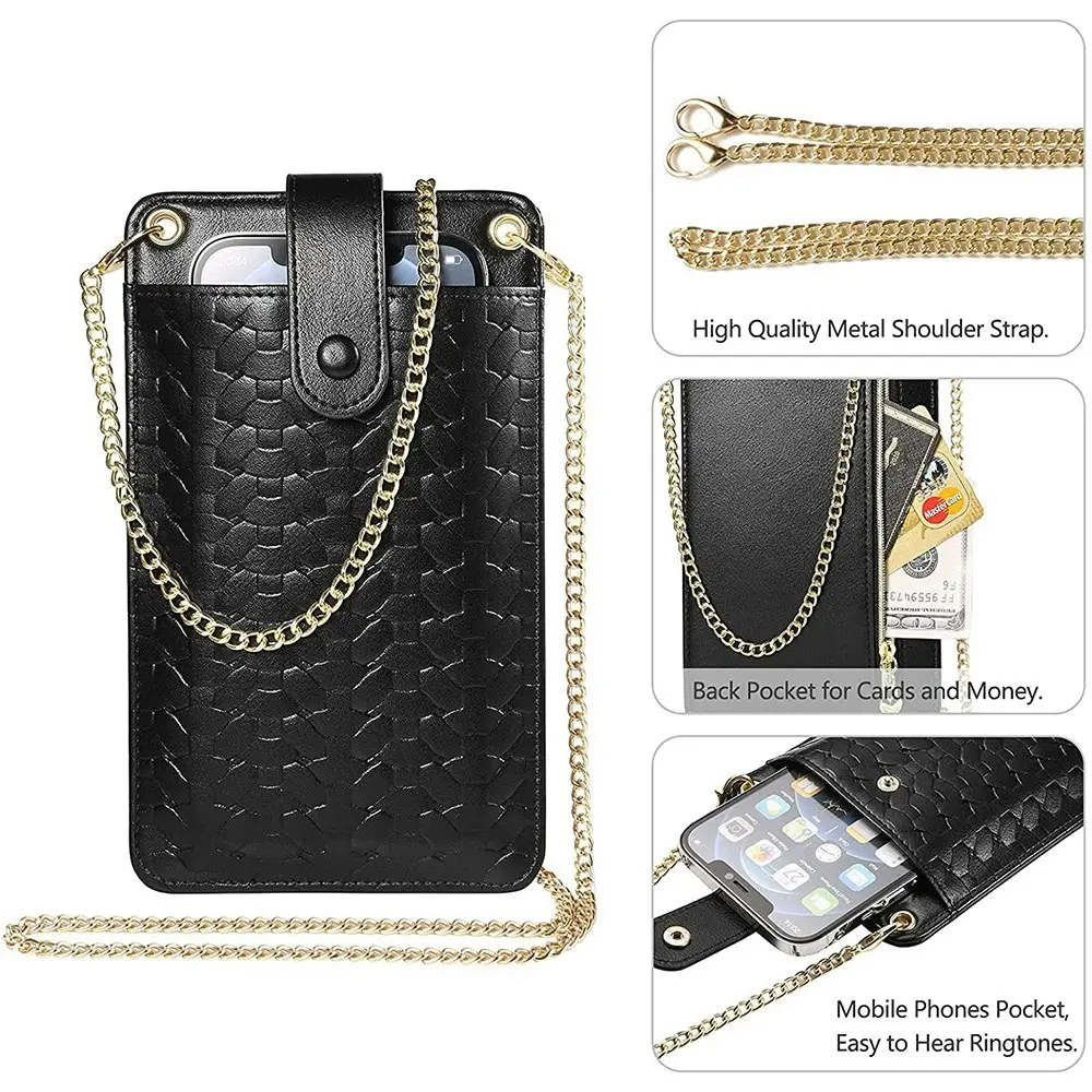 Women's Chain Crossbody Bag Mini Shoulder Phone Bag