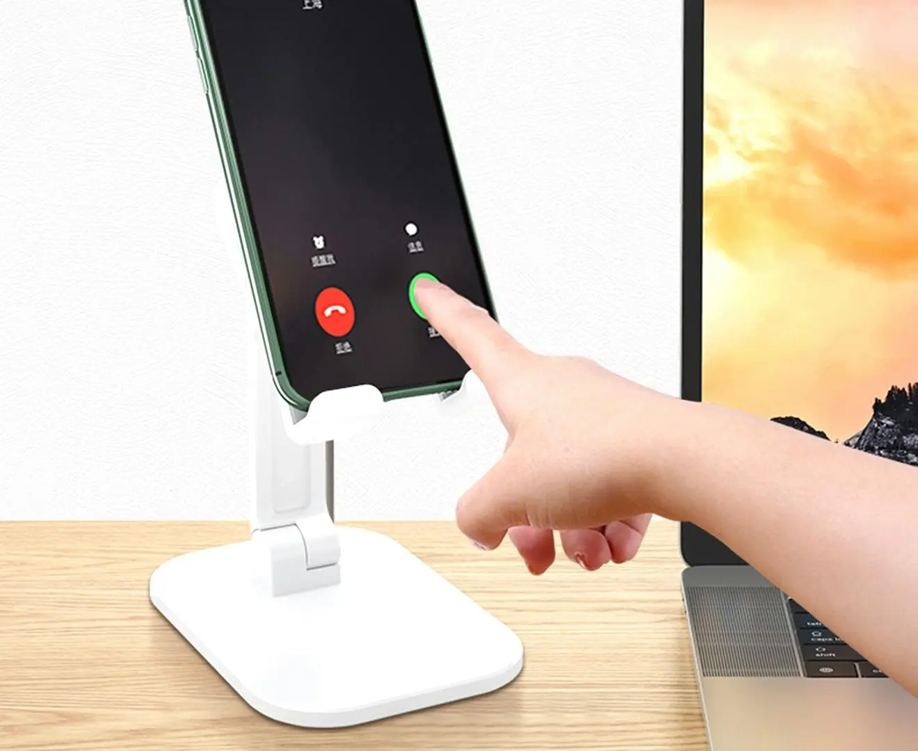 Adjustable Tablet Stand Holder Desk Table Mount For iPad iPhone Samsung