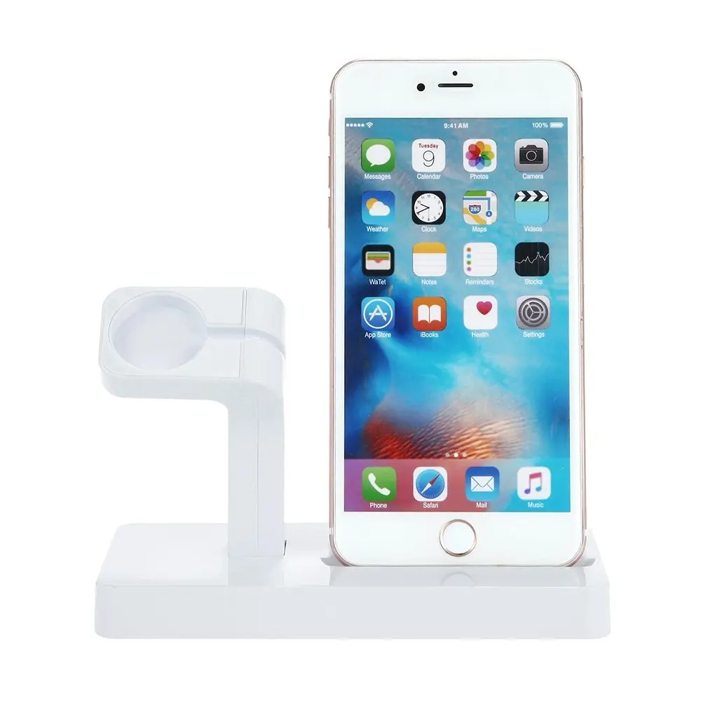 2 in 1 Charging Holder Stand For iPhone And Apple Watch