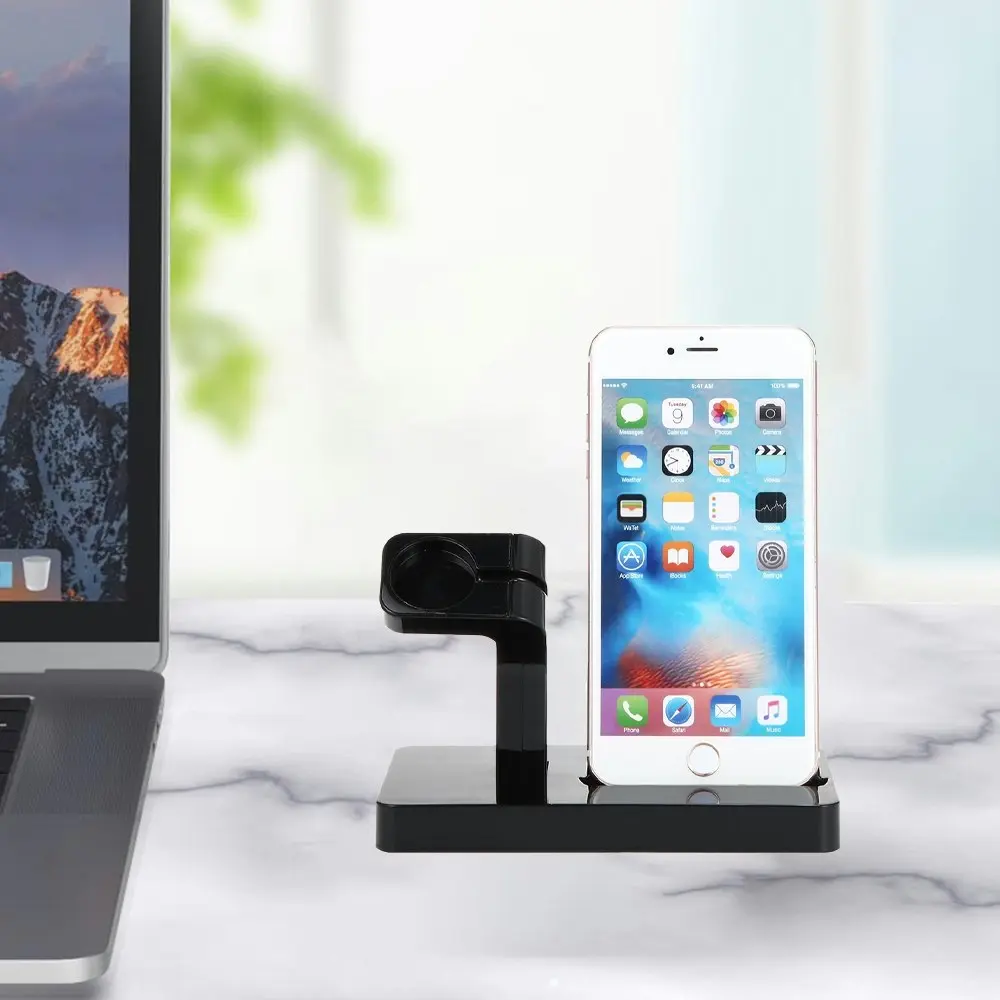 2 in 1 Charging Holder Stand For iPhone And Apple Watch