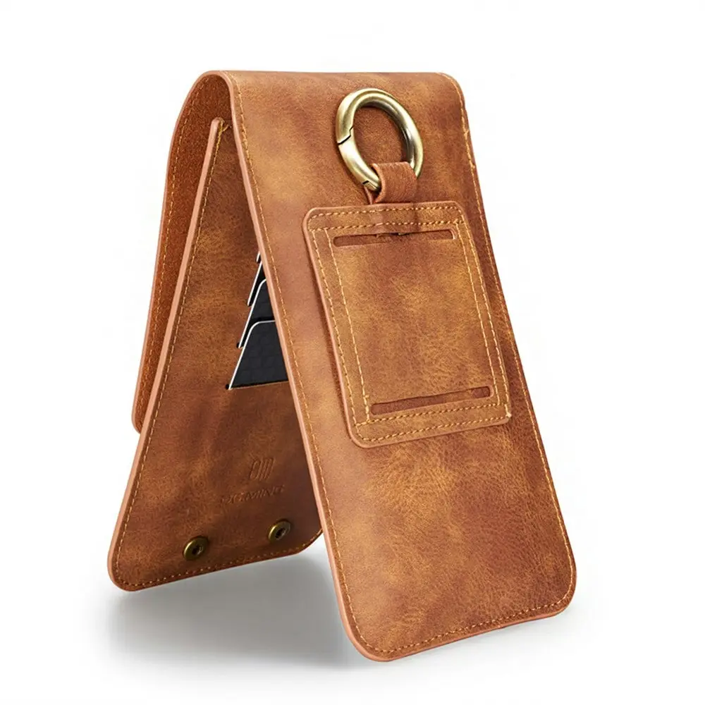 6.5 inch Leather Holster Case Belt Mobile Phone Pouch for Samsung and iphone