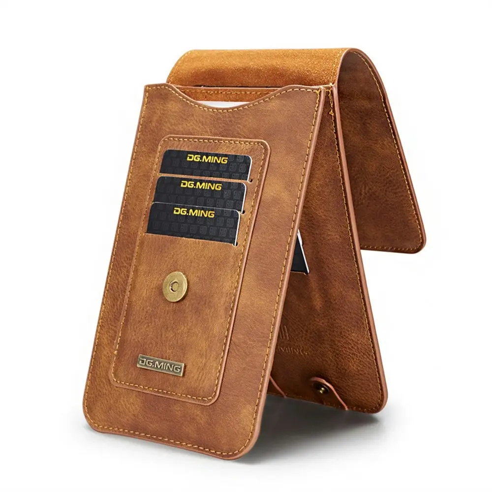 6.5 inch Leather Holster Case Belt Mobile Phone Pouch for Samsung and iphone