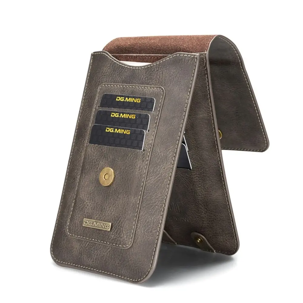 6.5 inch Leather Holster Case Belt Mobile Phone Pouch for Samsung and iphone