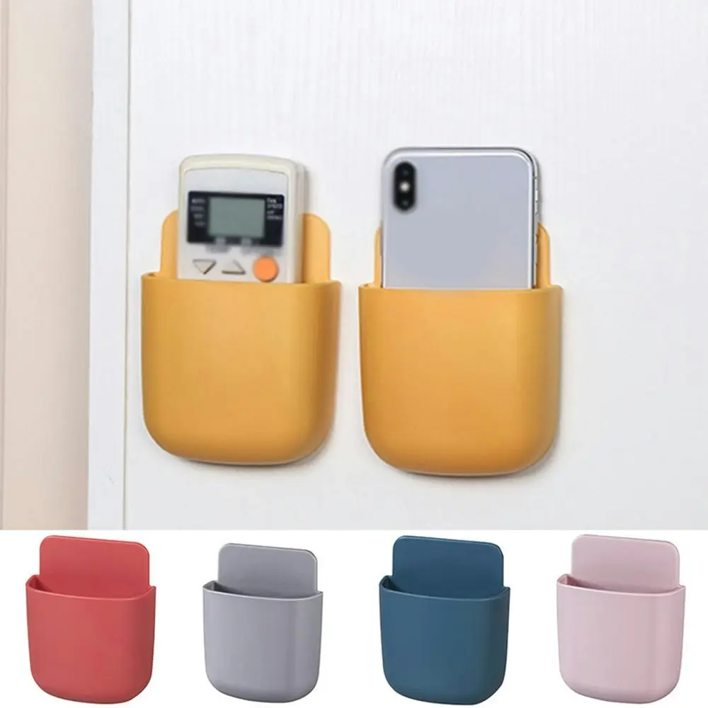 6pcs Wall Mounted Storage Box Remote Control Organizer Case