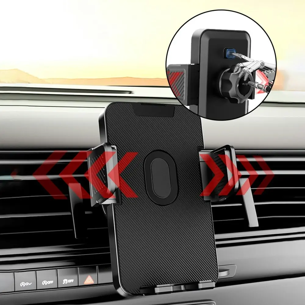 Car Mobile Phone Bracket Air Vent Holder Multi Function Car Navigation Bracket