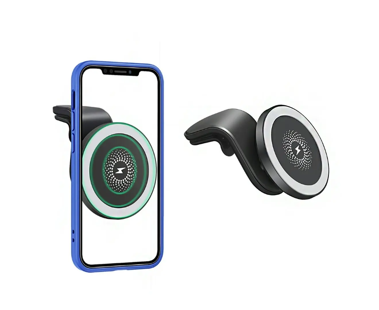 Magnetic 15W Fast Wireless Charger Car Air outlet Phone Holder for iPhone 12