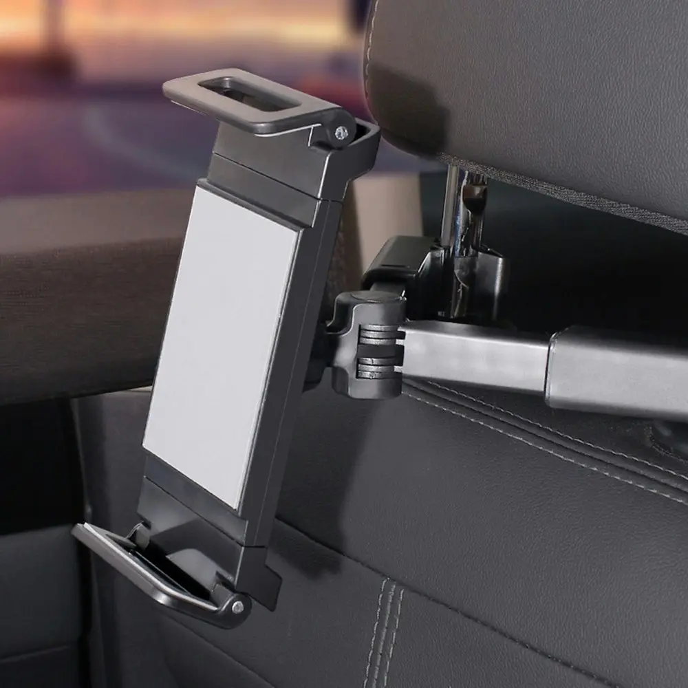 Car Rear Seat Bracket Rear Tablet Holder Rotatable Adjusted Car Phone Holder