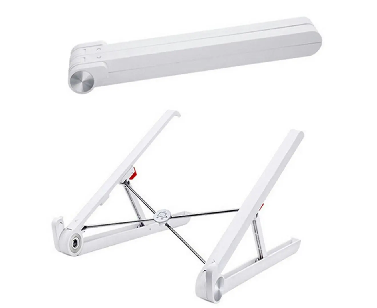 Portable Adjustable Laptop Stand for 11-15.6" Devices-White