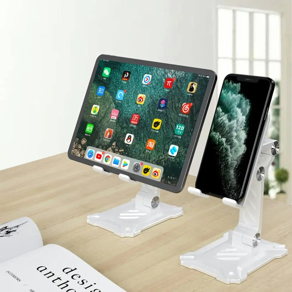 Foldable Desktop Tablet Mobible Phone Holder Cradle Stand for iPhone iPad